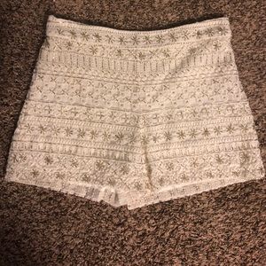 DRESSY ALICE&OLIVIA HAND BEADED SHORTS🤩